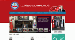 Desktop Screenshot of ikizdere.gov.tr
